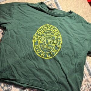 Guinness Green and Yellow Short Sleeve Tee
